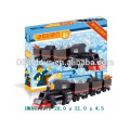 Dampflokomotive Antike Modellbahn Kunststoff Bausteine ​​erleuchten Brick Toys